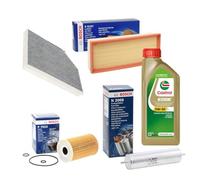 Kit tagliando compatibile con audi a4 B8 8K 2.0 tdi filtri + olio 5w30 5lt
