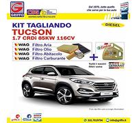 Kit tagliando compatibile con HYUNDAI TUCSON 1.7 CRD 85KW 116CV