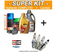 Kit Tagliando COMPLETO + 6 Candele AUDI A6 Avant '99-'05 2.8 140 KW 190 CV