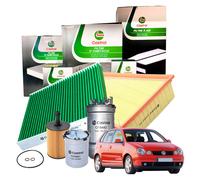 Kit Tagliando Completo Castrol Volkswagen Polo IV 1.4 TDI 4 Filtri