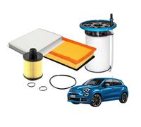KIT TAGLIANDO COMPLETO OLIO SELENIA 5W30 5LT FIAT 500L 1.6 MULTIJET 120CV EURO6