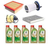 KIT TAGLIANDO COMPLETO FILTRI + OLIO 5W30 COMPATIBILE CON RENEGADE 500X 1.6 MULTIJET