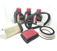 KIT TAGLIANDO COMPLETO OLIO 5100 FILTRO OLIO 3 FILTRI ARIA CINGHIA MITSUBOSHI XP T MAX 500 2008 2009 2010 2011