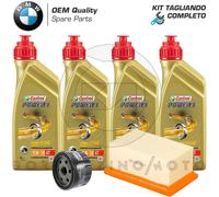 KIT TAGLIANDO COMPLETO OLIO CASTROL + FILTRO OLIO + ARIA BMW R1200 S 1200 2007