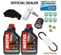 KIT TAGLIANDO COMPLETO PIAGGIO BEVERLY 250 CARBURATORE TUTTO ORIGINALE PIAGGIO