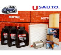 kit tagliando Completo Smart Fortwo Mod 600-700 - 450/452 MOTUL 10/40