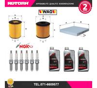 Kit tagliando con candele adatto a Smart 700 98 (MARCA-WAG,NGK,ARDECA)