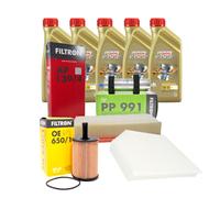 KIT TAGLIANDO CON OLIO FILTRON AUDI A4 A5 Q5 8068080733517 5W30