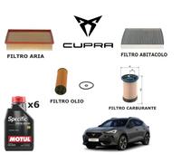 KIT TAGLIANDO CUPRA FORMENTOR 2.0 TDI +6LT OLIO MOTUL SPECIFIC 50800 50900 0W20