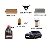 KIT TAGLIANDO CUPRA FORMENTOR 2.0 TDI +6LT OLIO MOTUL SPECIFIC 50800 50900 0W20