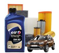 Kit tagliando Dacia Duster 1.5 Dci e Olio ELF 5w30