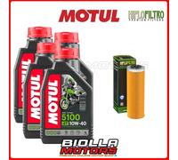 KIT TAGLIANDO DUCATI 1103 Panigale V4 2020 FILTRO OLIO MOTUL 5100 10W40 4x104066