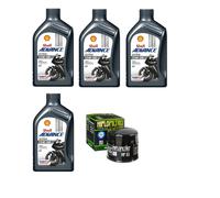 KIT/TAGLIANDO DUCATI 916/MONSTER 2001 2002 2003 FILTRO OLIO SHELL 15W50 4T