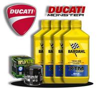 KIT/TAGLIANDO DUCATI MONSTER/S4R/996 2006 4 L OLIO BARDAHL XTM 15W50 + FILTRO