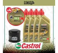 KIT TAGLIANDO E FILTRO OLIO VT C2 Shadow Spirit CASTROL RACING
