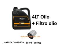KIT TAGLIANDO E RABBOCCO HARLEY TOURING 85 - 98 OLIO REVTECH 20W50 CROMATO