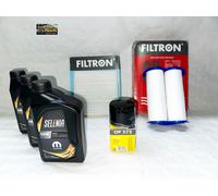 KIT TAGLIANDO FIAT 500 1.0 MILD HYBRID IBRIDA 3L SELENIA ECO2 0W20 + 3 FILTRI