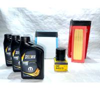 KIT TAGLIANDO FIAT 500 PANDA 169 312 1.2 BENZINA 44 51 KW K-PURE EN SELENIA 5W40