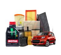 Kit Tagliando Fiat 500 Panda 312 1.2 Gpl 3 Litri Motul specific Gpl 5w40