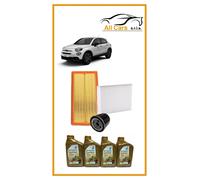 Kit Tagliando Fiat 500 X 1.0 Hybrid 3 Filtri + 4 Litri Petronas 7000 Hybrid 0W20