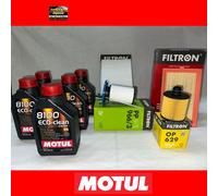KIT TAGLIANDO FIAT 500L 1.6 MULTIJET DIESEL ADBLUE 5L MOTUL 0W20 + KIT 4 FILTRI