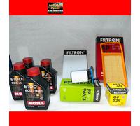 KIT TAGLIANDO FIAT 500L 500X 1.3 MULTIJET DIESEL EURO 6 MOTUL 0W30 + KIT FILTRI