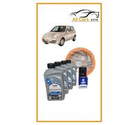 Kit tagliando Fiat 600 1.1 benz. dal 2003 in poi 2 Filtri+ 4Lt. Total 7000 10w40
