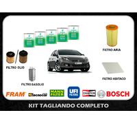 Kit tagliando Fiat Punto Evo 1.3 multijet Euro 5 olio motore 5w30 4 litri