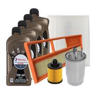 Kit Tagliando Fiat Grande Punto 1.3 Multijet 75CV 4 L Total 5W40 (IMP. UFI)
