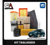 Kit tagliando Alfa Mito 1.4 51 57 KW 78 cv Filtri UFI 3LT MOTUL 5W40