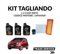Kit Tagliando Fiat Panda 1.2 GLP/CITYCROSS CV69 KW51 CODICE MOTORE: 169A4000