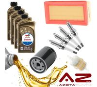kit tagliando fiat panda 141 4x4 olio motore 10w40 benzina filtro aria candele
