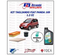KIT TAGLIANDO FIAT PANDA 188 1.2 cc - 3 FILTRI 3 LITRI PETRONAS SYNTIUM 10W40