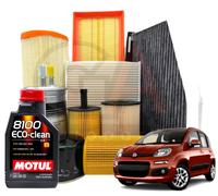 Kit Tagliando Fiat Panda 500 1.3 Multijet Lancia Ypsilon EURO 6 PURFLUX Olio Mot
