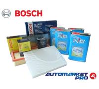 KIT TAGLIANDO FIAT PUNTO II 1.2 1200 METANO GPL NATURAL FILTRI BOSCH SELENIA GAS