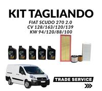 Kit Tagliando FIAT SCUDO 270 2.0 2007+ 5 LT SELENIA WR 5W40