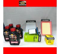 KIT TAGLIANDO FIAT TIPO 1.3 MULTIJET DIESEL EURO 6 4L MOTUL 0W30 + KIT 4 FILTRI