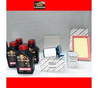 KIT TAGLIANDO FIAT TIPO 1.3 MULTIJET DIESEL EURO 6 MOTUL 0W30 + FILTRI ORIGINALI