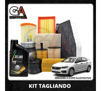 Kit tagliando Fiat Tipo 1.6 multijet 120 cv olio Selenia wr forward 0w30 5 litri