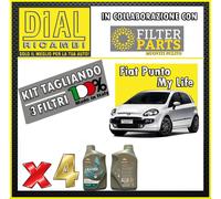 Kit Tagliando FILTRI 3Pz+4LT 5W0 PUNTO EVO 1.4 START&STOP 350A1000 57KW77HP