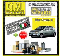 Kit Tagliando FILTRI 3Pz FIAT PUNTO 1.2 8V BI POWER 188A4000 44 KW 60 HP+OMAGGIO