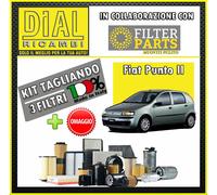 Kit Tagliando FILTRI 3Pz FIAT PUNTO 1.2 CF2 188A4000 44 KW 60 HP + OMAGGIO