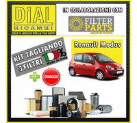 Kit Tagliando FILTRI 3Pz Renault MODUS 1.2 16V D4F740 55KW + OMAGGIO