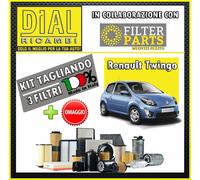 Kit Tagliando FILTRI 3Pz Renault CLIO III 1.2 16V D4F764 43KW 58HP + OMAGGIO