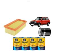 KIT TAGLIANDO FILTRI + 4 OLIO BARDAHL 10W40 FIAT PANDA 1.0 1100 4X4