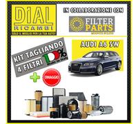Kit Tagliando Filtri 4 pz. A6 SW 4F C6 2.0 TDi 89KW 120PS/HP BVG 09/05 -> 06/06
