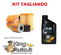 KIT TAGLIANDO FILTRI + 4LT OLIO SELENIA GAS ALFA ROMEO MITO 1.4 GPL