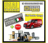 Kit Tagliando FILTRI 4Pz DOBLO CARGO 1.6MJTD DPF START&STOP 263A4000 66KW 90HP