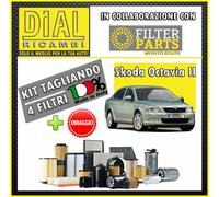 Kit Tagliando FILTRI 4Pz OCTAVIA 2.0 TDI 16V BKD BMM 103 KW 140 HP + OMAGGIO