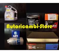KIT TAGLIANDO FILTRI + 5 LITRI CASTROL GTX 10W40 ALFA 147 1.9 JTD 85KW 115CV